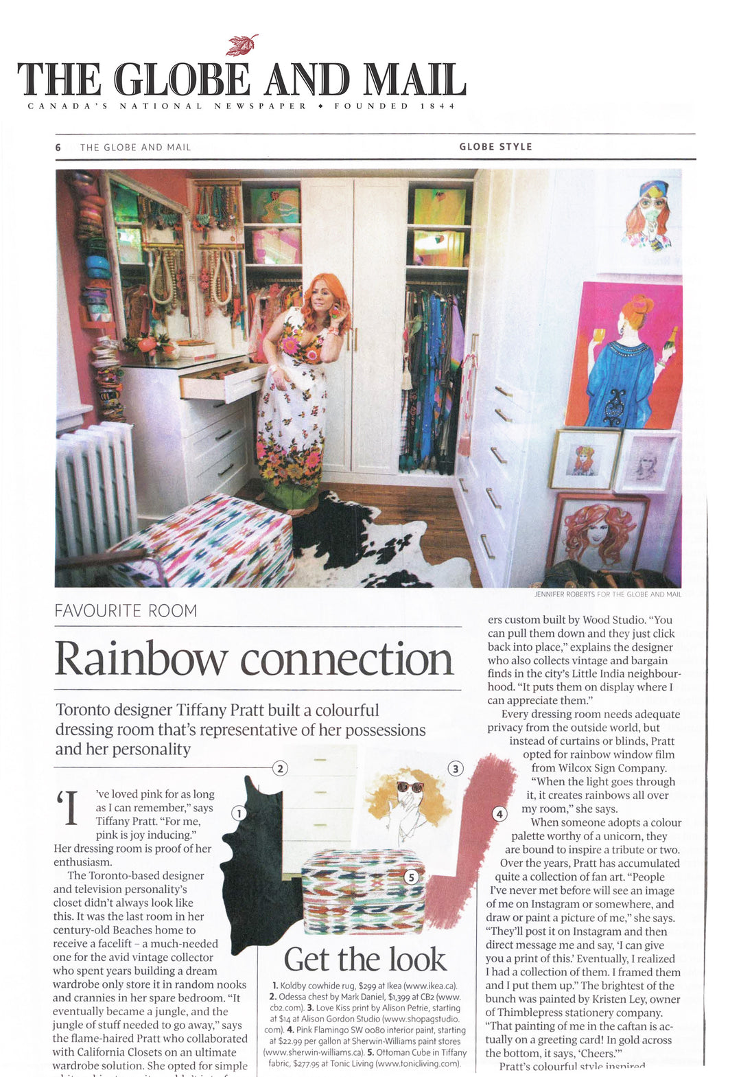 Get the Look: Globe and Mail