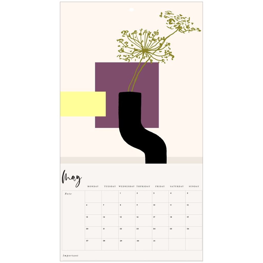 2024 Contemporary Wall Calendar Alison Gordon Studio