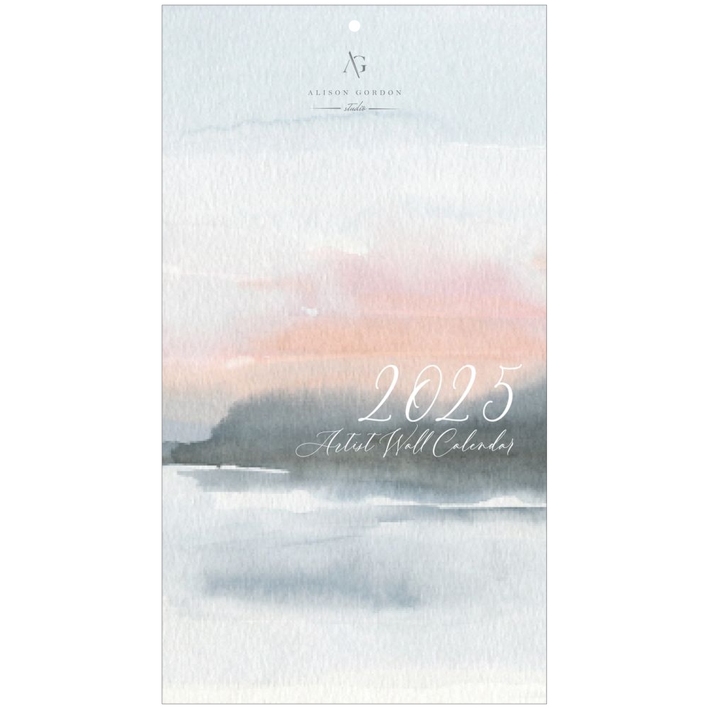 2025 Watercolour Wall Calendar