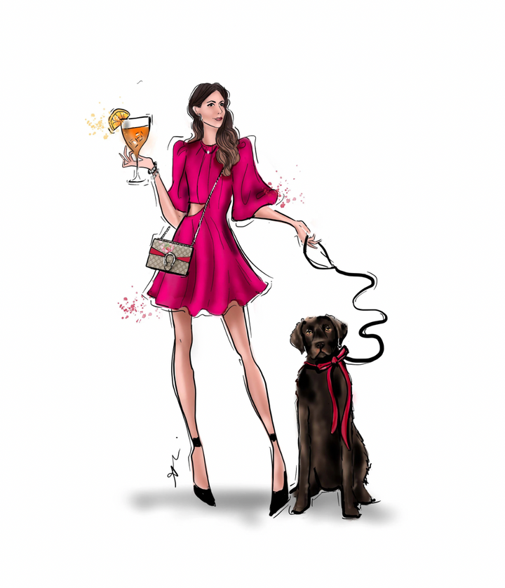 Custom Fashion Illustration Portrait