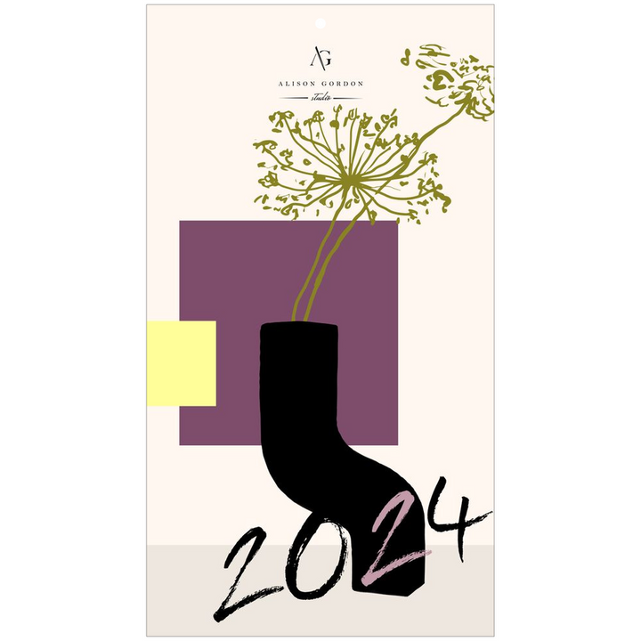 2024 Contemporary Wall Calendar