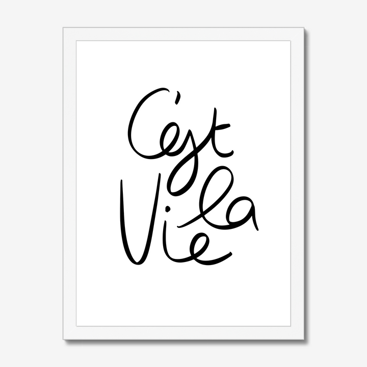 C'est La Vie White
