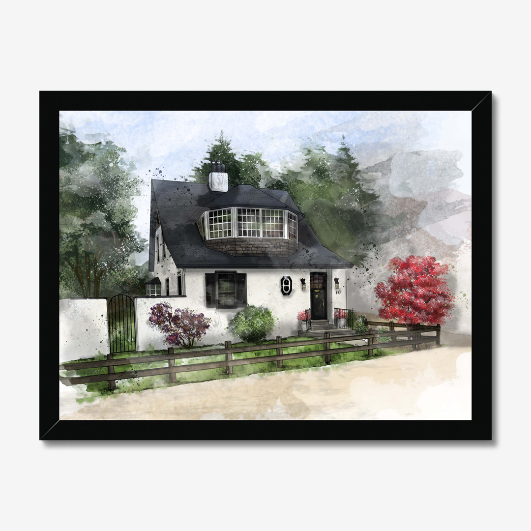 Custom Home Drawing
