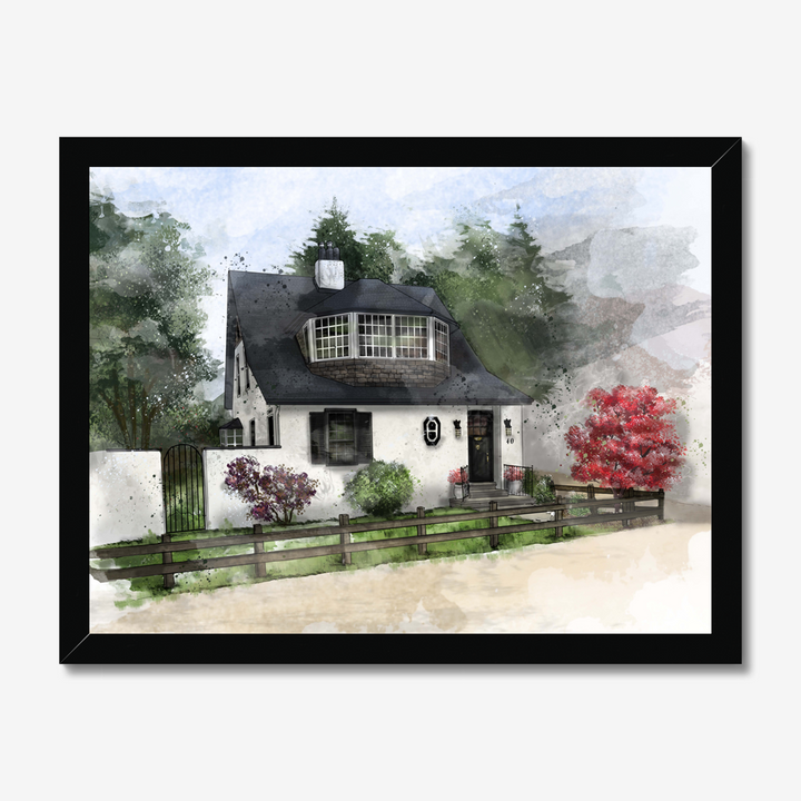 Custom Home Drawing