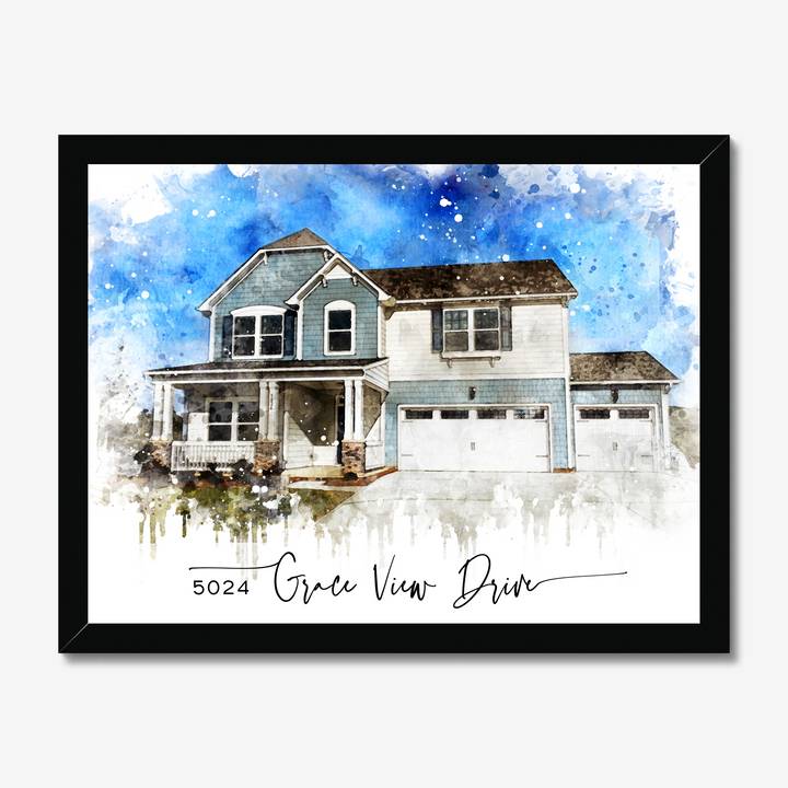 Custom Home Portrait