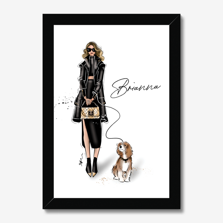 Custom Fashion Illustration Portrait