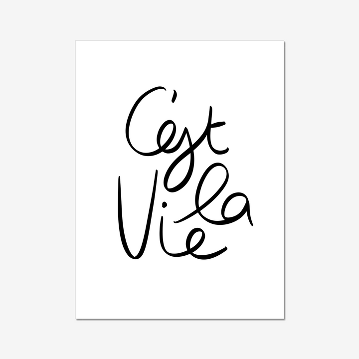C'est La Vie White