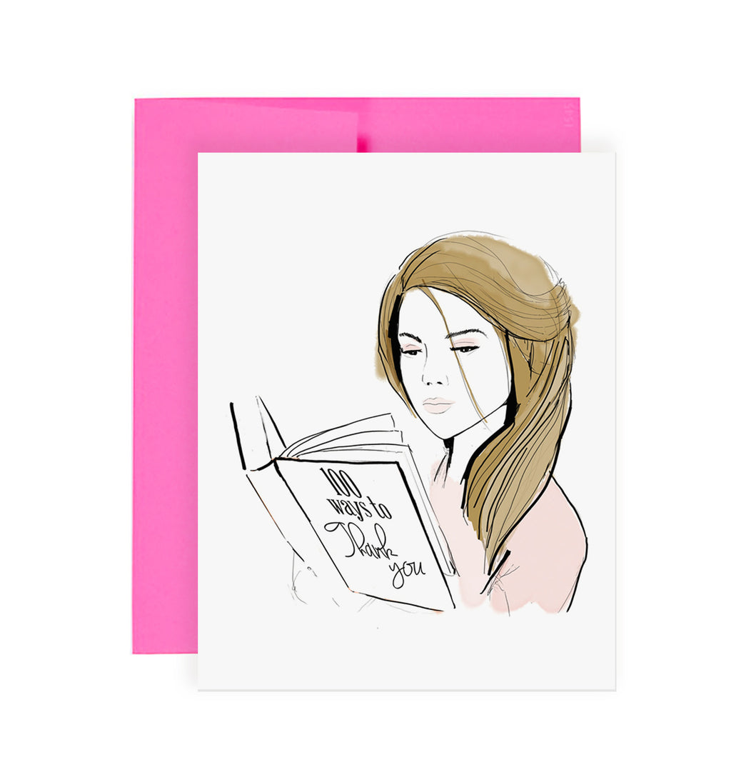 100 Ways to Thank You Greeting Card