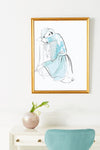 Girl In Blue *PRINTABLE*