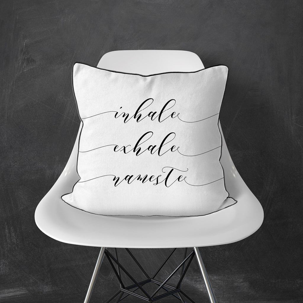 Inhale Exhale Pillow