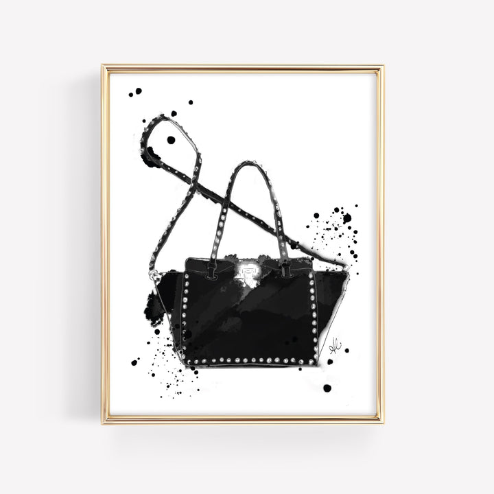 Black Rock Stud Bag *PRINTABLE*