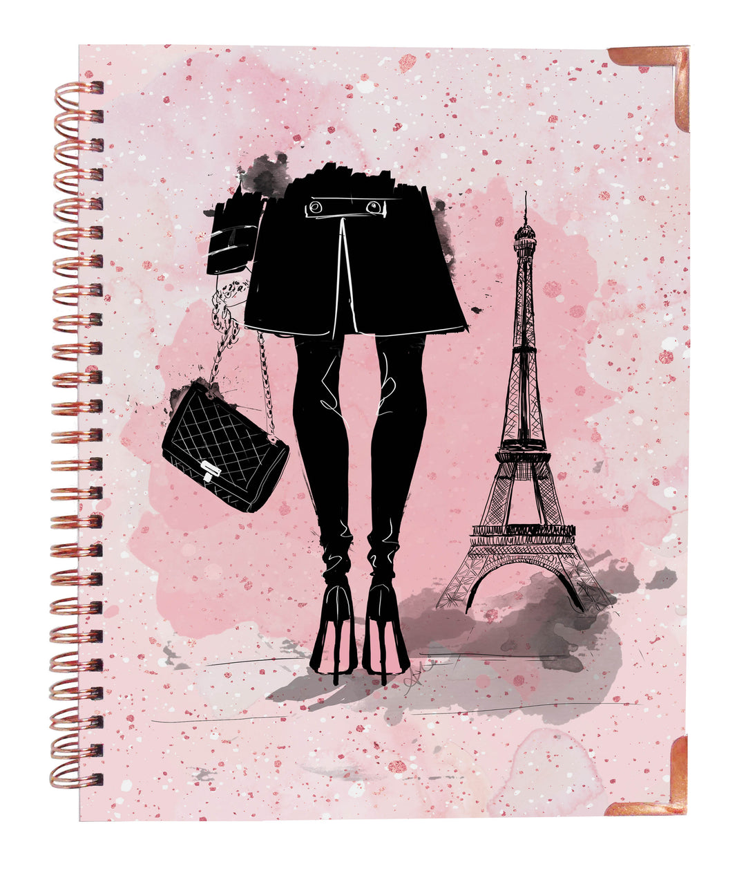 Pink in Paris Rose Gold Notebook
