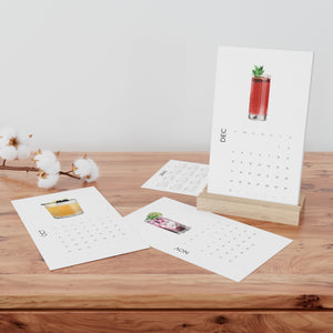Cocktail Desk Calendar 2023