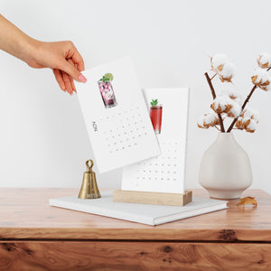 Cocktail Desk Calendar 2023