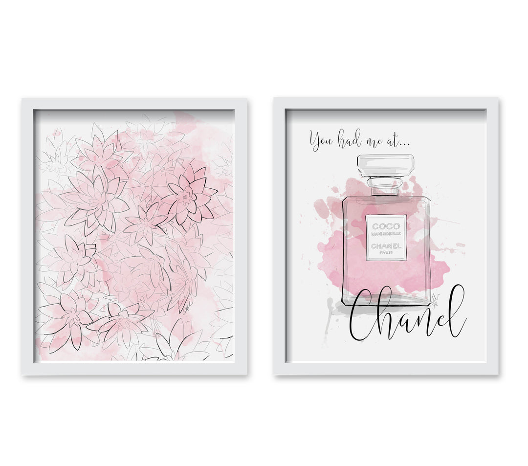 Chanel Flowers Art Print