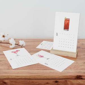 Cocktail Desk Calendar 2023