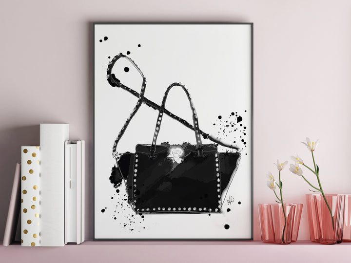 Black Rock Stud Bag *PRINTABLE*